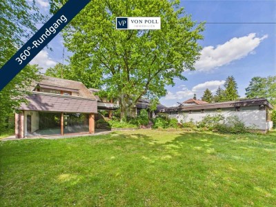 Wohnen mit Wellness, Arbeiten mit Stil - Architektenvilla im Dornröschenschlaf