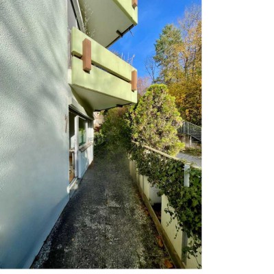 Geräumige 1-Zimmer-Eigentumswohnung mit Süd/Ost-Terrasse, ruhig & zentral in Freising!