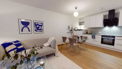 2-Zimmer-Obergeschosswohnung mit Balkon und EBK - Haus 2 OG 4.1