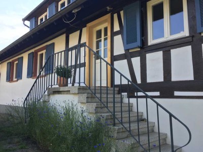 Wohnen mit Garten, Blick und Scheune