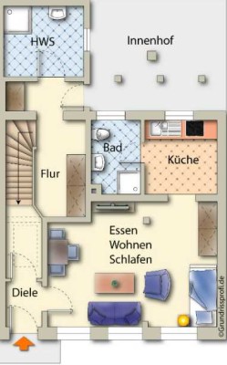 Exklusives 4-Raum-Reihenhaus mit EBK in Bamberg Berg