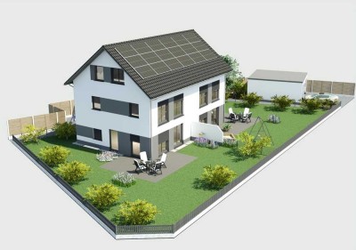 Nur noch eine DHH verfügbar! (Visualisierung entspricht der aktuellen Planung)