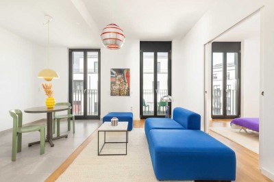 Direkt an der Spree: Helle 2-Zimmer Neubauwohnung im "No. 1 Charlottenburg", 4. OG, Aufzug, Balkon