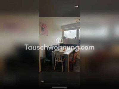 Tauschwohnung: Schöne Wohnung für kleine Familie oder Paare im grünen
