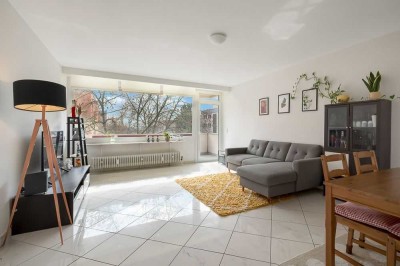 Praktische 2-Zimmer-Wohnung mit großem Balkon in attraktiver Lage