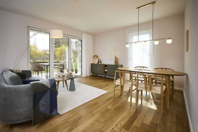 AB 40 - Familientraum 4 Zimmer Erdgeschosswohnung mit großem Garten