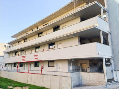 ERDGESCHOSS - GROSSE ZWEIZIMMERWOHNUNG MIT TERRASSE TOP W2 - TIEFGARAGE