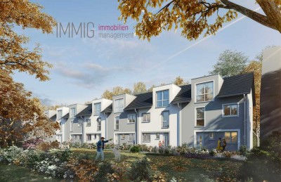 NEUBAU! ReihenECKhaus mit Keller in der Stadt mit Blick ins Grüne!