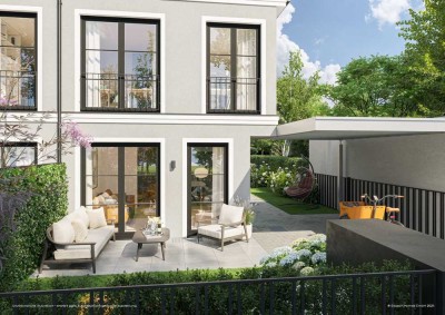 Mehr Lebensqualität: Modernes Stadthaus in der Gartenstadt Trudering