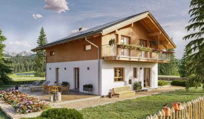 MODERNES SATTELDACHHAUS MIT ALPENFLAIR