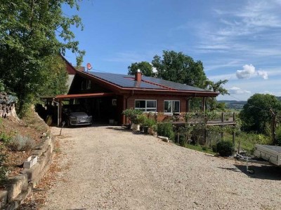 Holzhaus im Grünen, neuwertig mit 0 € Energiekosten
