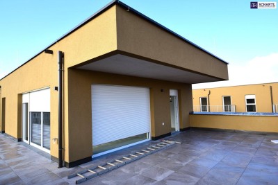 Leben wie im Paradies – 4-Zimmer-PENTHOUSE mit Rundumblick von der großzügigen Dachterrasse! Erstbezug 2024!