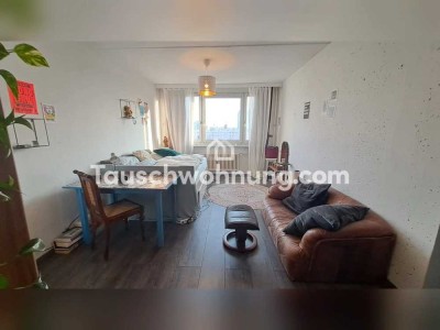 Tauschwohnung: 48qm Wohnung mit Schlafzimmer und Wohnküche, toller Ausblick