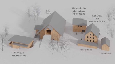 Provisionsfreies landwirtschaftliches Anwesen mit viel Ausbaupotenzial