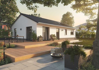 Der Bungalow für jedes Alter – modern und vielseitig / Preis inkl. Grundstück