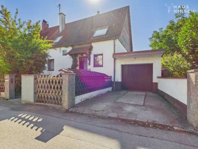 SANIERUNGSBEDÜRFTIGES HAUS AUF GROSSEM GRUNDSTÜCK IN OLCHING MIT VIEL AUSBAU & ERWEITERUNG-POTENZIAL