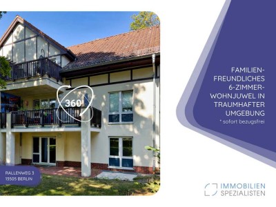 FAMILIENFREUNDLICHES 6-ZIMMER-WOHNJUWEL IN TRAUMHAFTER UMGEBUNG + 360-GRAD-TOUR