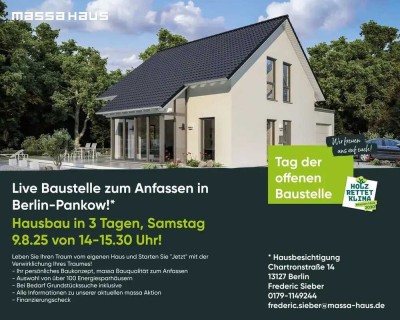TAG DER OFFENEN BAUSTELLE IN PANKOW !!! 09.08.2025, 14h-15.30 Uhr ! 0179 1149244