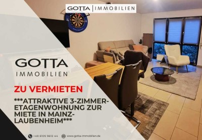 **Attraktive 3-Zimmer-Etagenwohnung zur Miete in Mainz-Laubenheim**