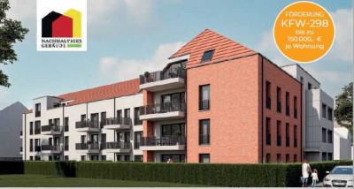 Attraktive 3 Zi.-Wohnung mit Wärmepumpe, PV-Anlage und privater Terrasse, KfW 40 QNG