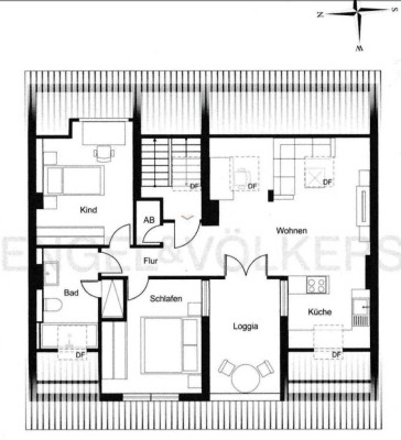 ***PROVISIONSFREI*** 3-Zimmer-Dachgeschosswohnung mit gehobener Innenausstattung in Dortmund