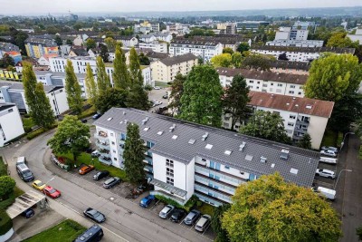 Helle und gut geschnittene 1-Zimmer-Wohnung mit Südbalkon
