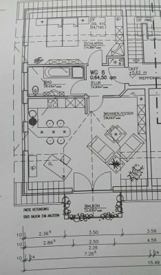 Attraktive 2-Zimmer-Dachgeschosswohnung mit Balkon und EBK in Warstein