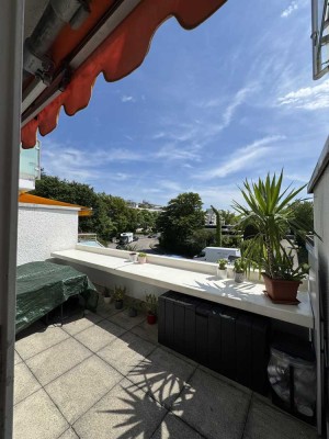 Charmante 1-Zim.-Whg. mit großem Südbalkon und Garage, nähe MVV