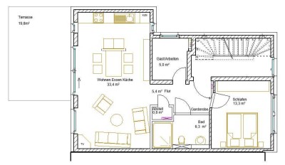 Attraktive 2,5 Zimmer-EG-Wohnung mit Garten in Leverkusen Schlebusch