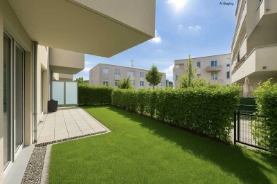KENSINGTON - Exklusiv - Sonnige Gartenwohnung in ruhiger Wohnanlage