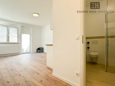 ++ ERSTBEZUG NACH SANIERUNG: Frisch saniertes 1-Zimmer-Apartment mit eigenem Terrassenanteil ++