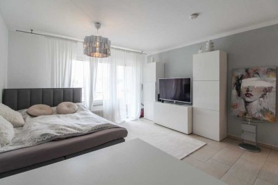 Helle 1-Zimmer-Wohnung mit Balkon, Aufzug und Tiefgaragenstellplatz in Aidlingen