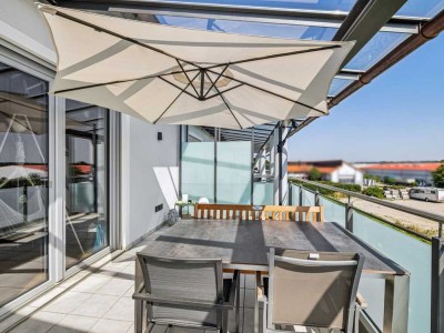 Ampfing: Luxuriöse Attika-Wohnung im obersten Stock