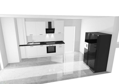 Erstbezug nach Sanierung und Einbauküche: Ansprechende 2-Zimmer-Wohnung mit geh. Innenausstattung
