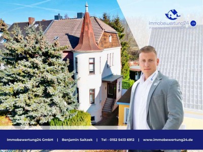 Doppelhaushälfte mit markantem Turm – Architektonisches Highlight im Herzen Bad Salzelmen!