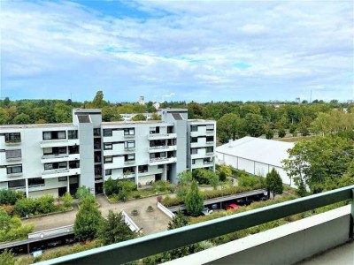 Helle 1-Zimmer-Stadtwohnung  in KA-Rüppurr mit großem West-Balkon