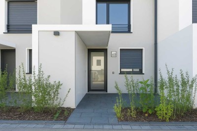 Erstbezug: Stilvolles Reihenmittelhaus mit exklusiver Ausstattung, Einbauküche und zwei Parkplätzen