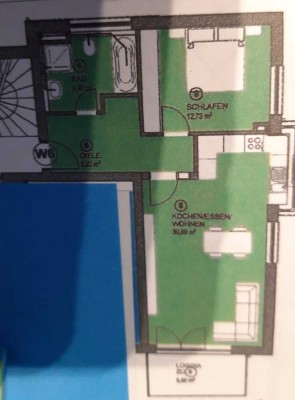 Wunderschöne Wohnung 62 qm ab 01.07. zu vermieten