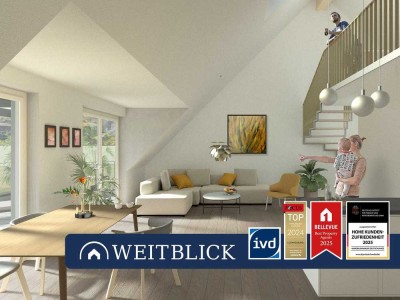 WEITBLICK: Einzigartiges Wohngefühl mit Galerie und Weitblick!