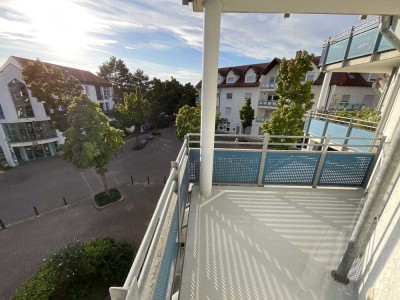 Helle, zentral-gelegene 3-Zimmer-Wohnung mit 2 Balkons und Einbauküche in LU-Maudach