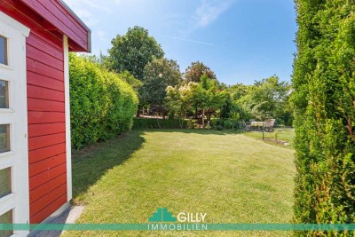 Gartenparadies mit viel Platz für Familie, Homeoffice und eigenem Wellness-Bereich in ruhiger Lage