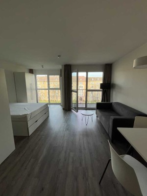 Modernes möbliertes Premiumapartment mit Einbauküche und Balkonin Top Lage