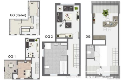 BERK Immobilien - Vier Ebenen zum kleinen Preis - zentrale Lage in Amorbach -größtenteils renoviert