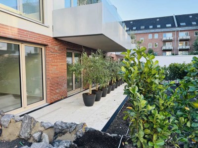 NEUBAU - 3-Zimmer-Wohnung im Innenhof mit großer Terrasse und Einbauküche