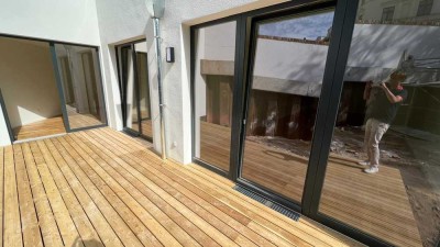 3 Zimmer Wohnung mit Terrasse und kleinem Garten mit EBK
