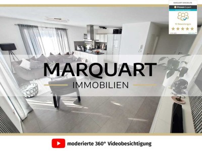 Neuwertige „KfW55“ Wohnung mit Penthouse Charakter, Dachterrasse, 2x PKW + EBK