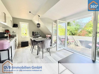 Ihr Platz am Meer - stilvolle Ferienwohnung mit Balkon in Greetsiel