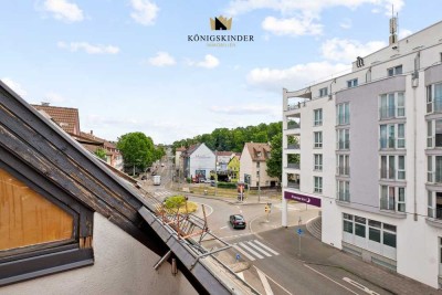 Sundowner mit Aussicht – deine Dachgeschosswohnung über den Dächern von Cannstatt