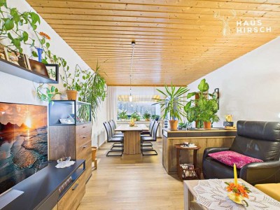 4-Zimmer-Wohnung renoviert: Neue Fenster, Böden, Balkon & TG-Stellplatz, Pool inklusive