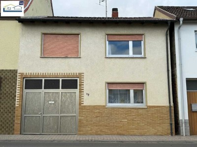 Einfamilienhaus mit Garten und Garage in Bobenheim am Berg